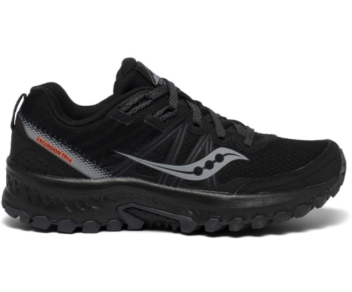 Tenis Saucony Excursion TR14 Wide Mujer Zapatillas Trail Running Negras / Charcoal México MX-073-EW